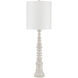 Malayan 39.5 inch 150 watt Whitewash Table Lamp Portable Light, Phyllis Morris Collection