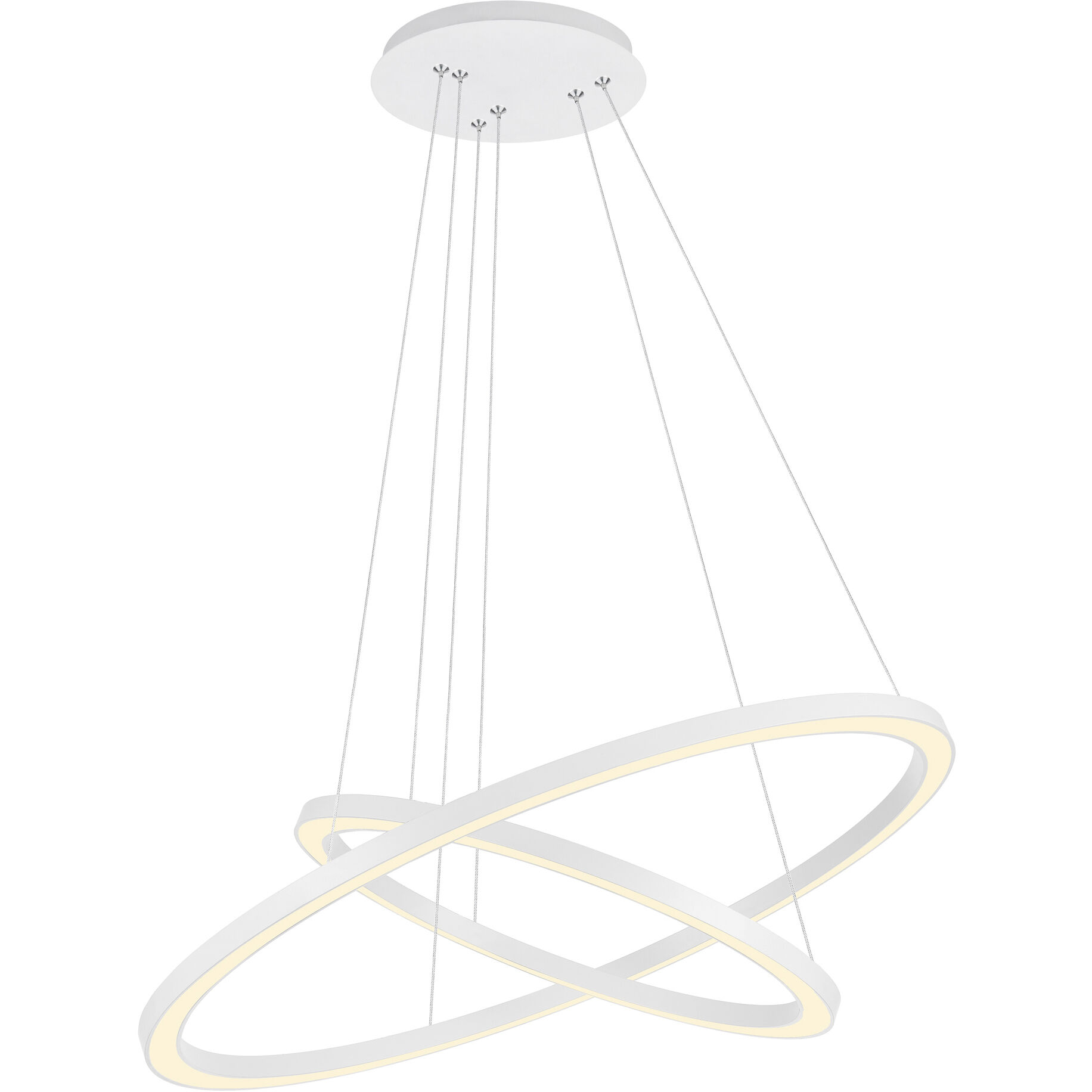 Chalice LED 24 inch White Chandelier Ceiling Light