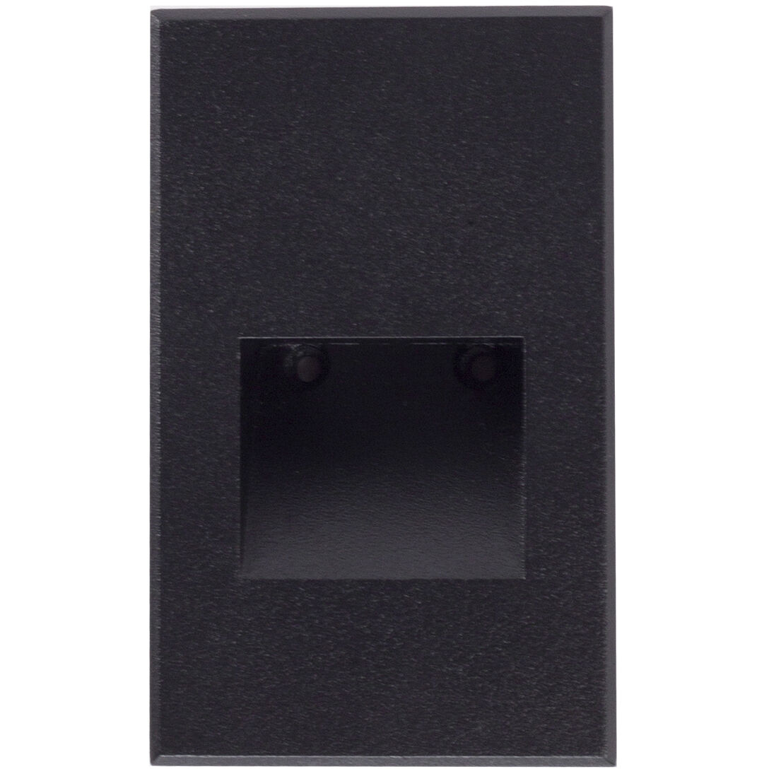 Sonic LED 5 inch Black Exterior Wall/Step Light