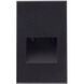 Sonic LED 5 inch Black Exterior Wall/Step Light