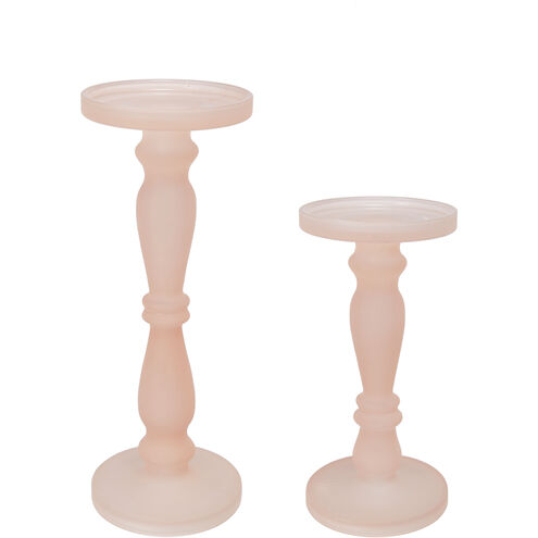 Anita 10.6 X 5.1 inch Candleholder in Frosted Blush