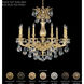 Milano 9 Light French Gold Chandelier Ceiling Light in Heritage