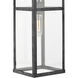 Estate Series Porter LED 22 inch Aged Zinc Outdoor Wall Mount Lantern, Open Air