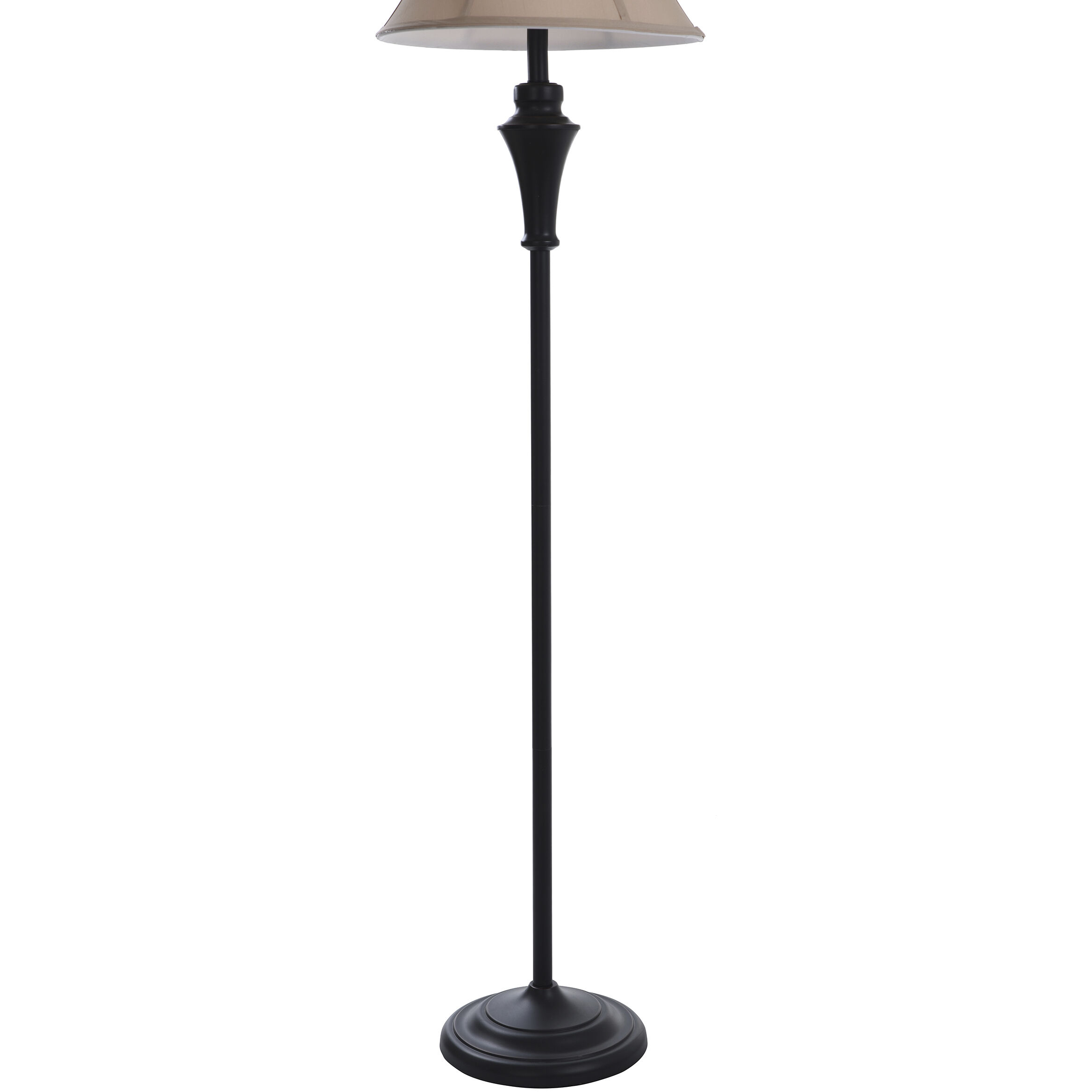 Signature 61 inch 100 watt Bronze Wood Floor and Table Lamp Portable Light 