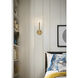 Alchemy 1 Light 5.25 inch Lacquered Brass Indoor Wall Sconce Wall Light