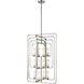 Aideen 12 Light 24.25 inch Brushed Nickel Chandelier Ceiling Light