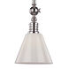 Darien 1 Light 11 inch Polished Nickel Pendant Ceiling Light