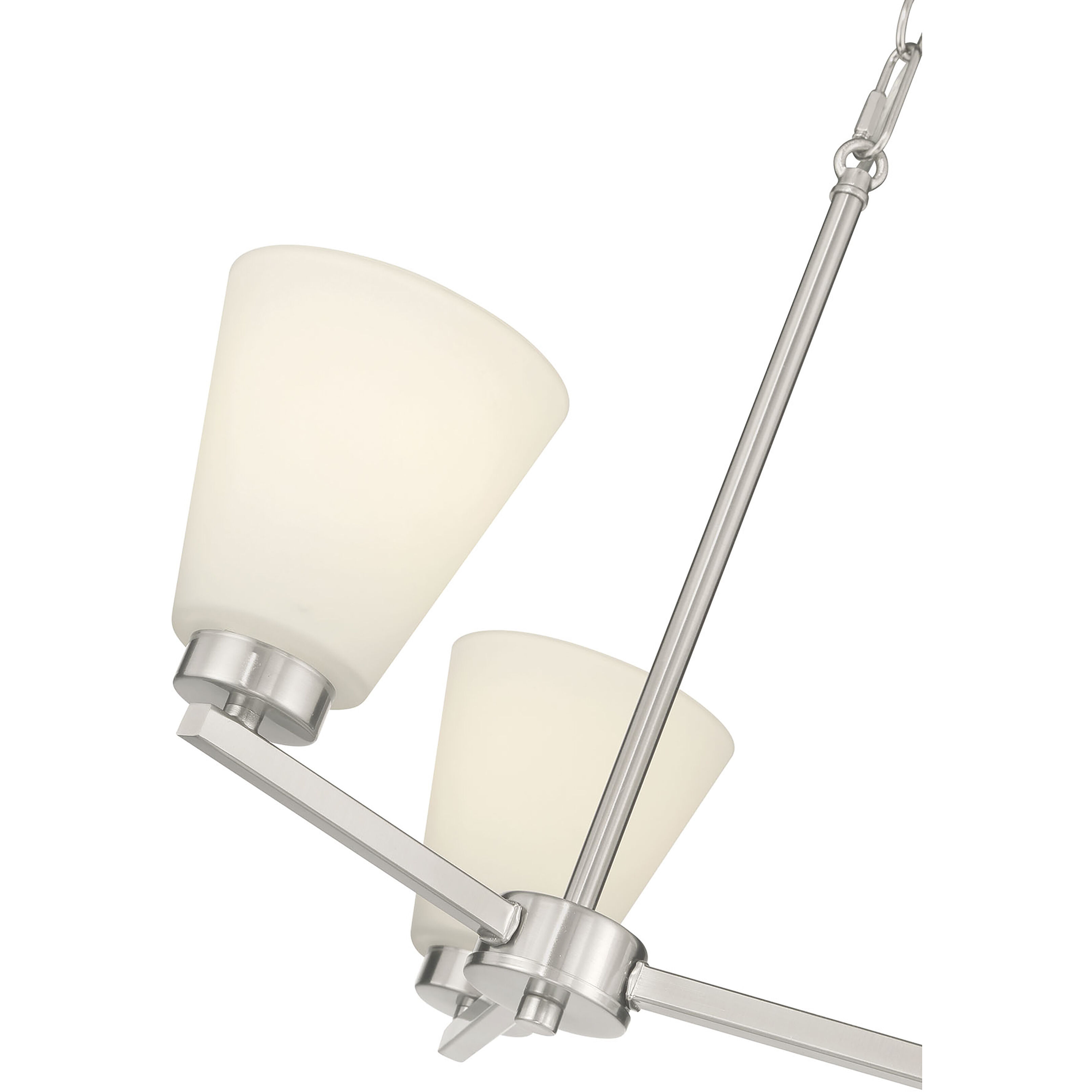 Strayhan 3 Light 18 inch Brushed Nickel Chandelier Ceiling Light