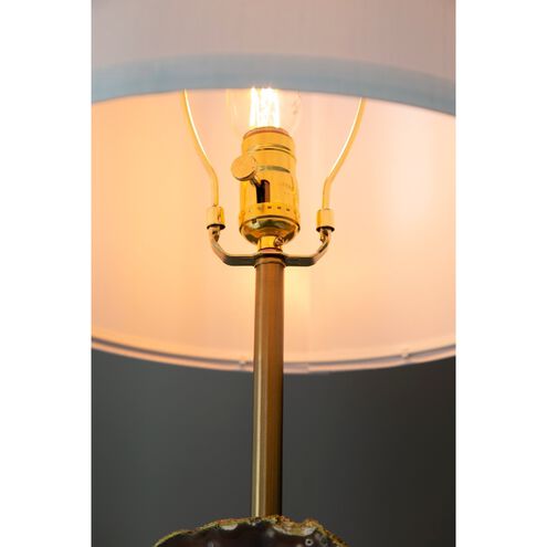 Anita 25.2 inch 40.00 watt Gold and White Table Lamp Portable Light