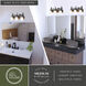 Acadia 3 Light 23 inch Bronze Bathroom Light Wall Light