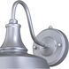 Dorado LED 9 inch Satin Silver and White Outdoor Wall