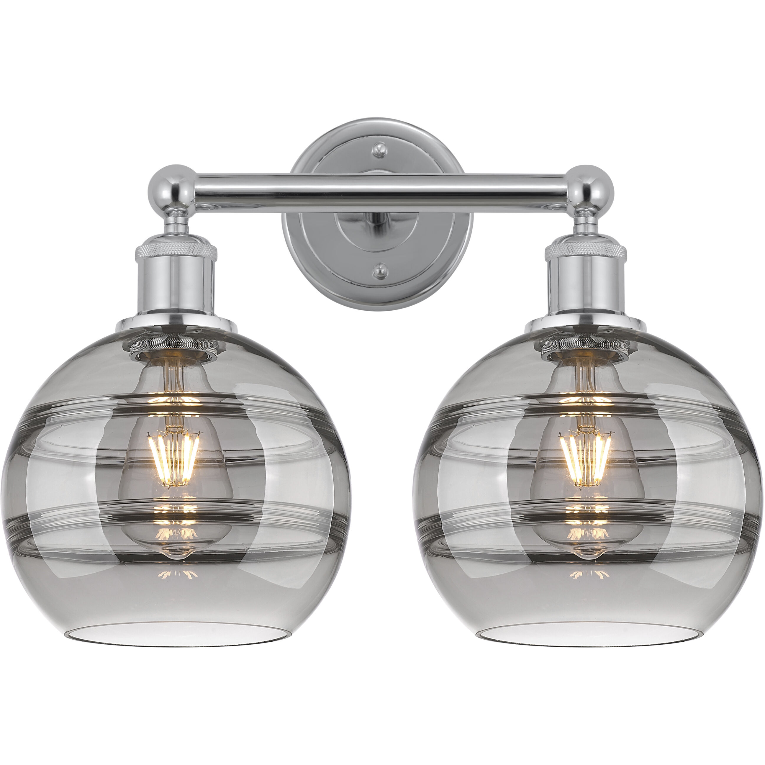 Edison Rochester 2 Light 17 inch Polished Chrome Bath Vanity Light Wall Light