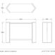 Argyle 52 inch Black and Santos Rosewood and Vintage Brass Console