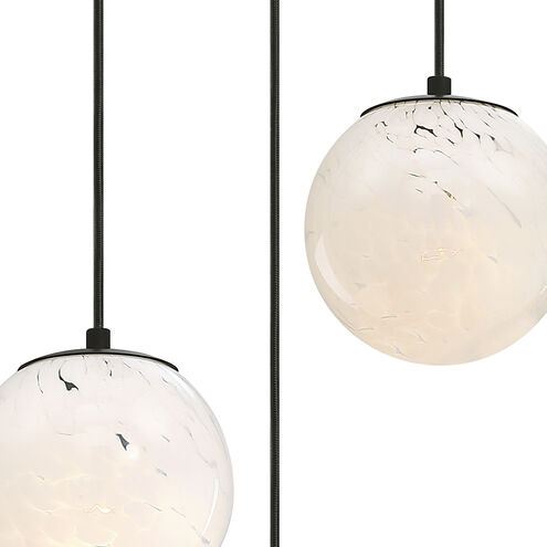 Circo LED 17.75 inch Matte Black Chandelier Ceiling Light