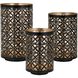 Helena 5 inch Black/Gold Lantern