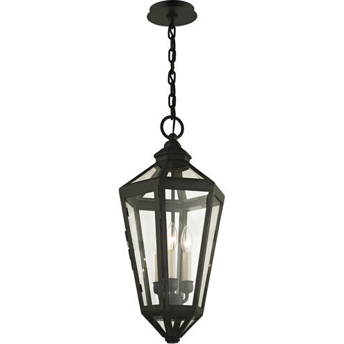 Calabasas 3 Light 11.5 inch Vintage Bronze Outdoor Pendant