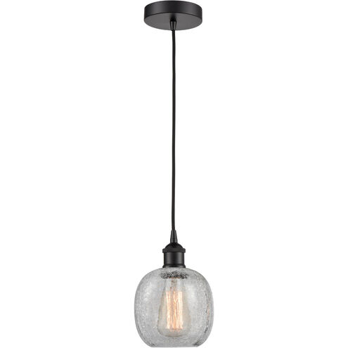 Edison Belfast LED 6 inch Matte Black Mini Pendant Ceiling Light