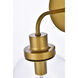 Hanson 1 Light 9 inch Brass Bath Sconce Wall Light