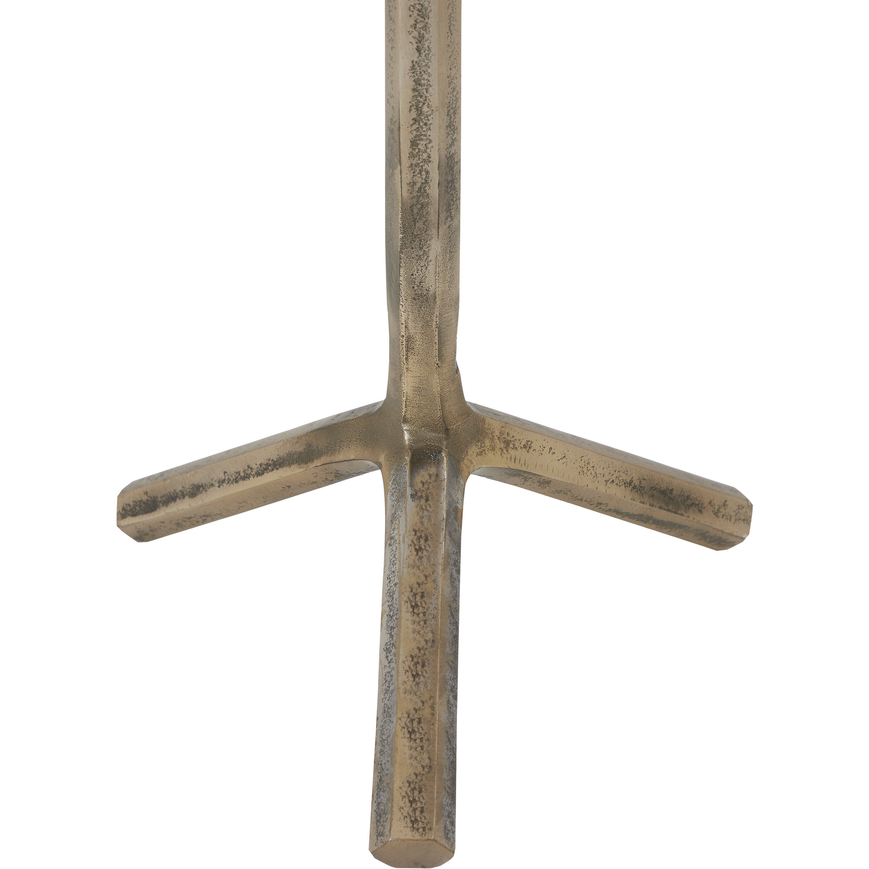 Zahra 22 X 10 inch Antique Brass Side Table