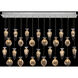 Essence 26 Light 54 inch Silver Pendant Ceiling Light