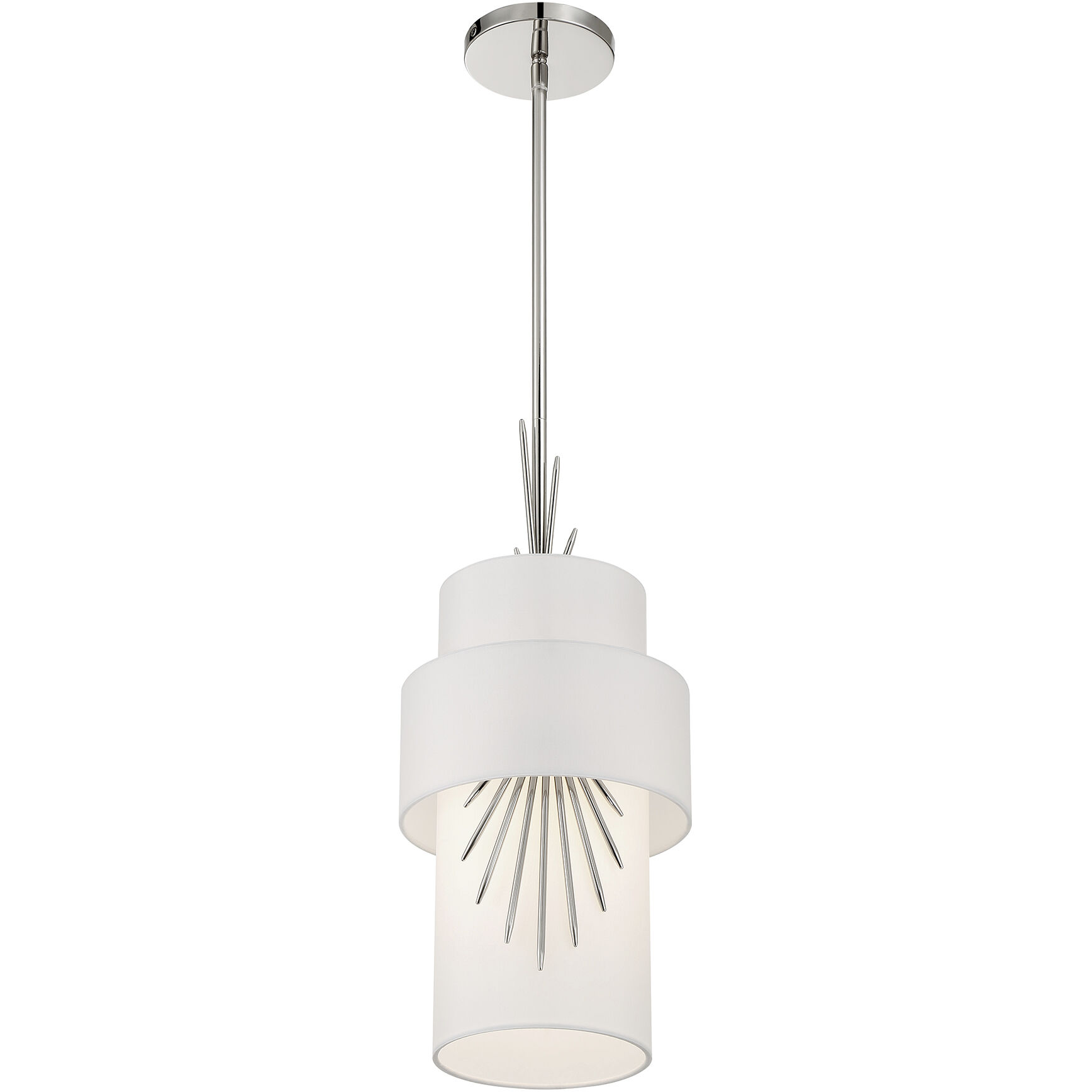 Gramercy 1 Light 8.88 inch Polished Nickel Mini Pendant Ceiling Light