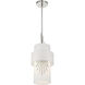 Gramercy 1 Light 8.88 inch Polished Nickel Mini Pendant Ceiling Light