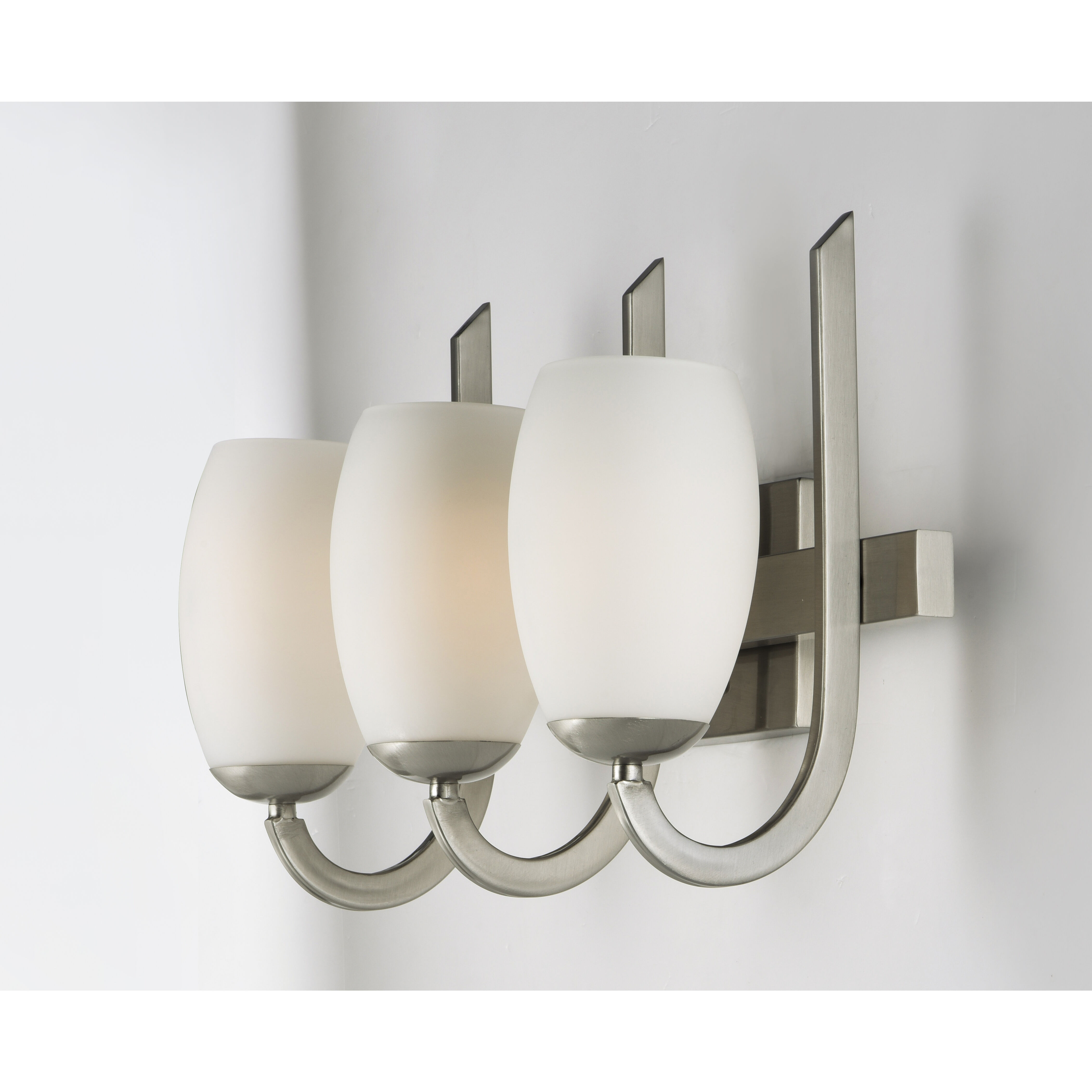 Taylor 3 Light 18 inch Satin Nickel Bath Vanity Wall Light