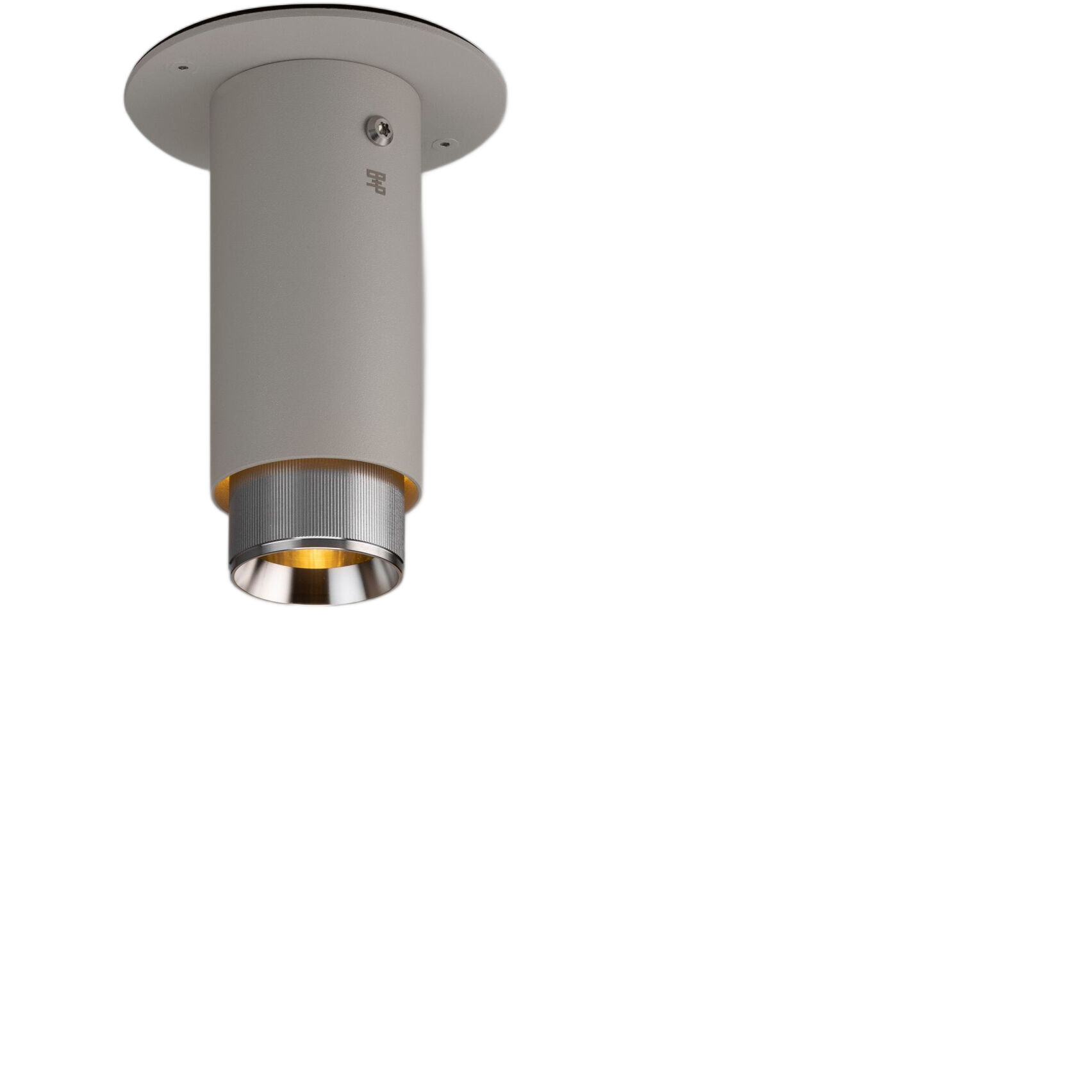 Exhaust Surface 1 Light 110-120 Stone / Steel Spotlight Ceiling Light