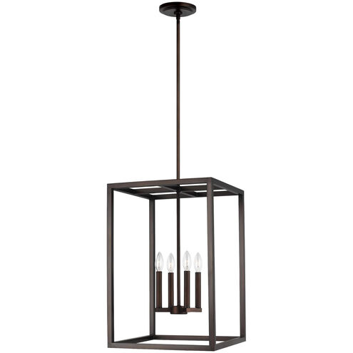 Moffet Street 4 Light 15.5 inch Bronze Foyer Pendant Ceiling Light, Medium