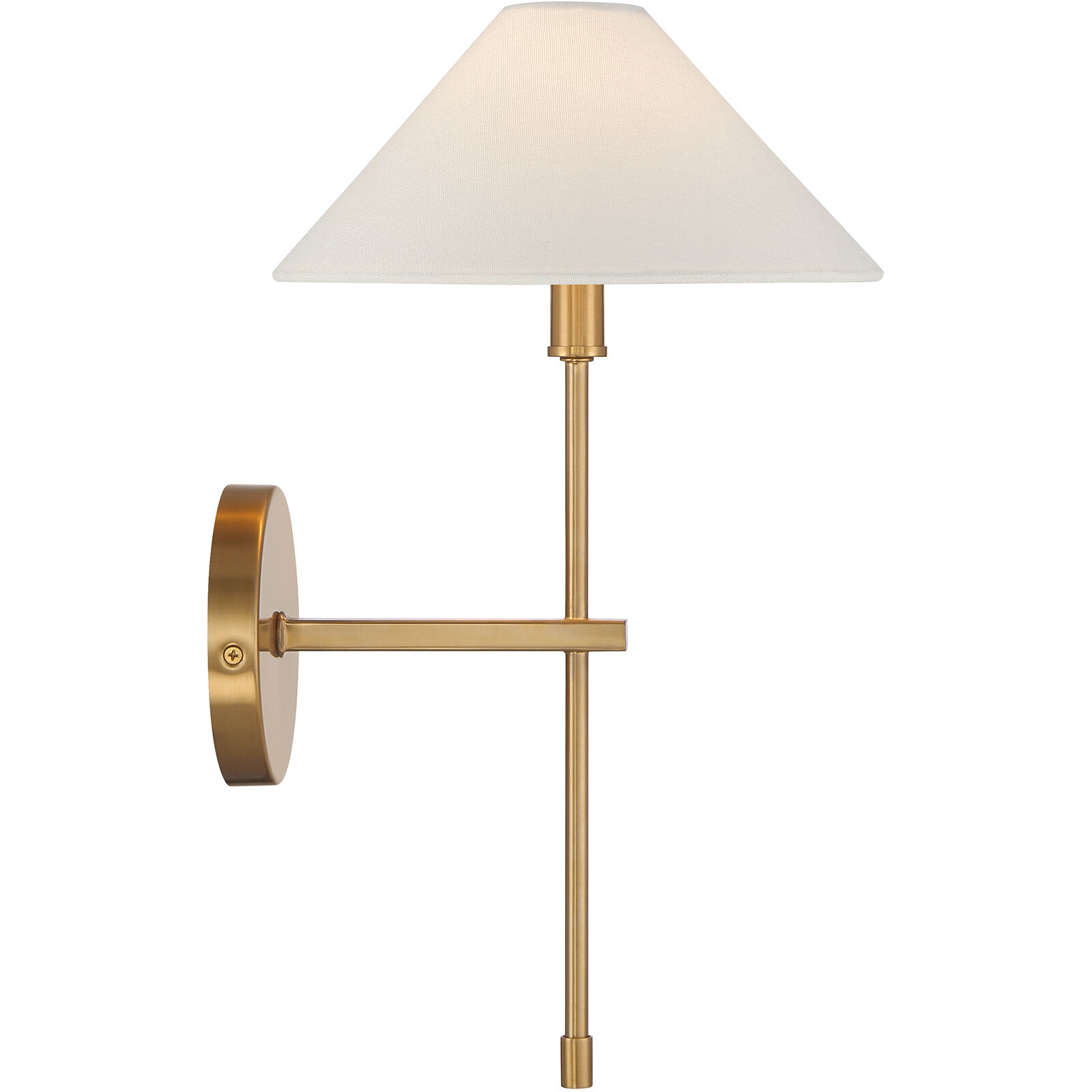 Avon 1 Light 9 inch Warm Brass Wall Sconce Wall Light