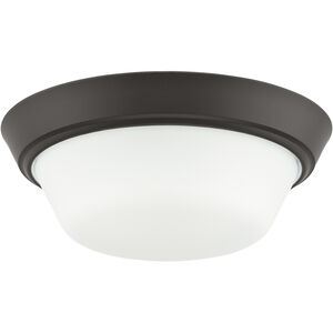 Edessa 2 Light 12 inch Antique Bronze Flush Mount Ceiling Light