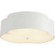 Alora Mood Adella 3 Light 14.13 inch Antique White Flush Mount Ceiling Light