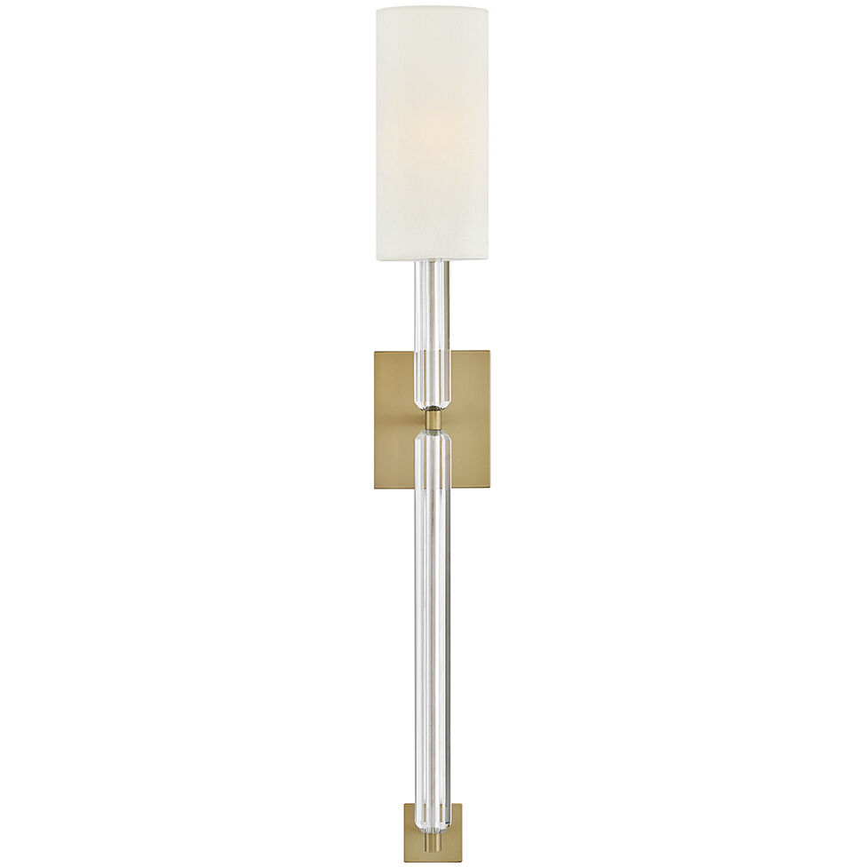 Anika Sconce Wall Light in Lacquered Brass