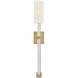 Anika Sconce Wall Light in Lacquered Brass
