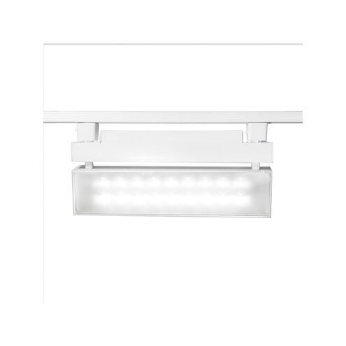 Wall Wash 1 Light 120 White Track Head Ceiling Light in 2700K