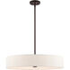 Venlo 5 Light 26 inch Bronze with Antique Brass Accents Pendant Ceiling Light