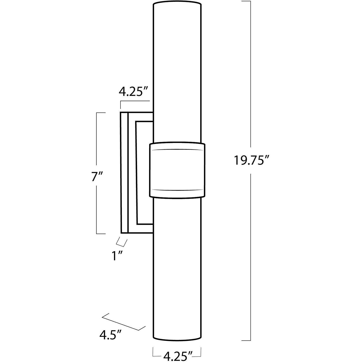 Emmett 2 Light 4.25 inch Natural Brass Wall Sconce Wall Light