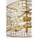 Kennedy 5 Light 24 inch Brass Pendant Ceiling Light