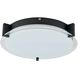Matrix LED 11.8 inch Black Flush Mount Ceiling Light
