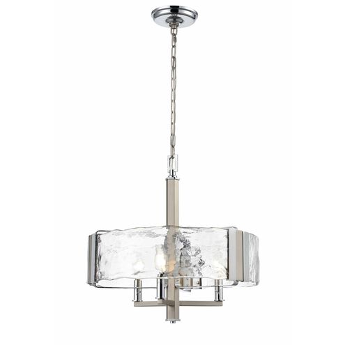 Georgian Bay 3 Light Chrome and Buffed Nickel Chandelier Ceiling Light