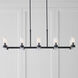 C&M by Chapman & Myers Geneva 10 Light 50 inch Aged Iron Linear Chandelier Ceiling Light