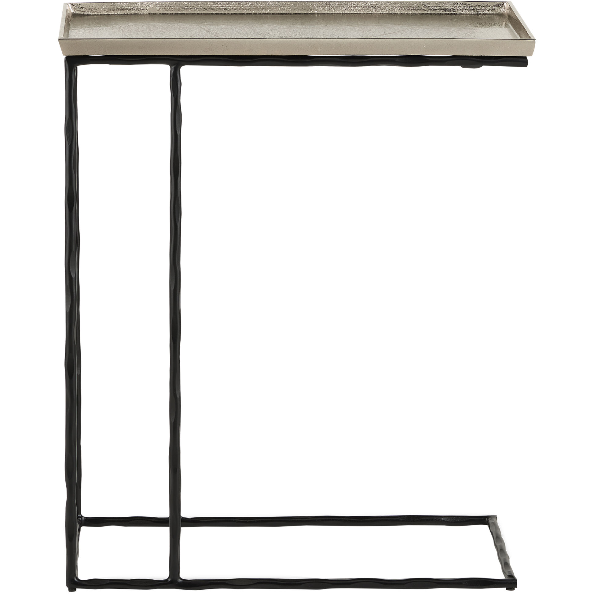 Boyles 24 X 20 inch Nickel/Black C Table