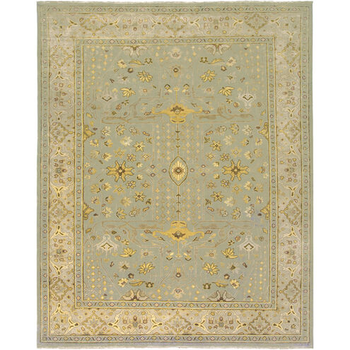 Castle 36 X 24 inch Charcoal / Light Brown / Mustard / Olive Handmade Rug