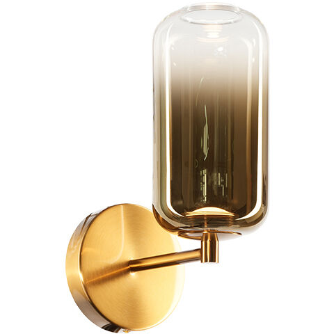 Refrax 1 Light 4.75 inch Aged Gold Brass Wall Sconce Wall Light