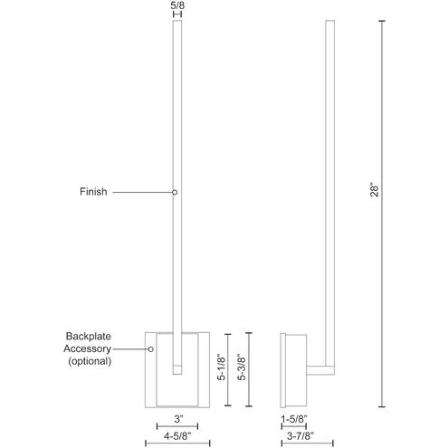 Pandora Wall Sconce Wall Light in White