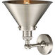 Franklin Restoration Briarcliff LED 10 inch Brushed Satin Nickel Sconce Wall Light, Franklin Restoration
