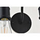 Serif 2 Light 9 inch Black Wall Sconce Wall Light