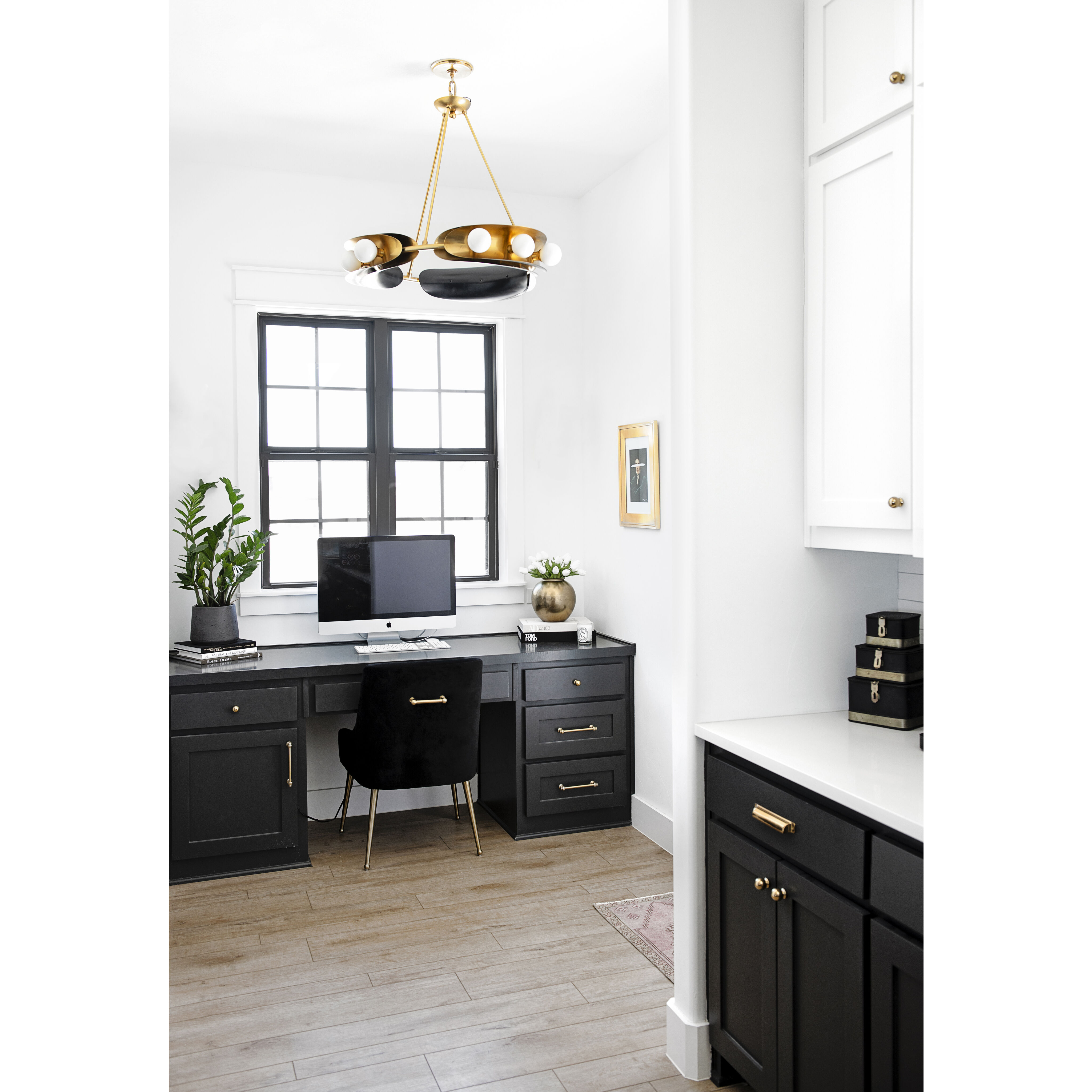 Hopper 9 Light 32 inch Vintage Brass and Bronze Chandelier Ceiling Light