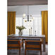 Auggie LED 31 inch Black Chandelier Ceiling Light