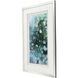Emerald Constellation Blue and Turquoise and Teal and White Framed Art